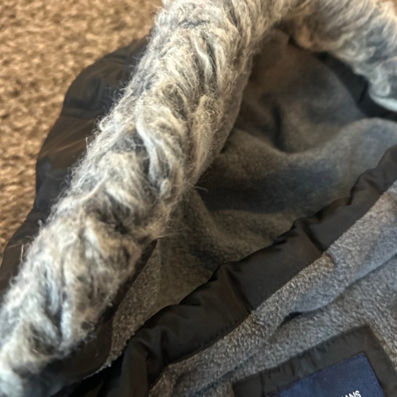 Calvin Klein Black Hooded Coat - Picture 3 of 3